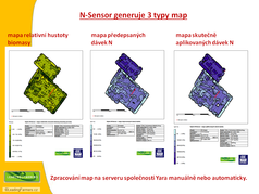 N-Sensor generuje 3 typy map (zobrazeno 64x)